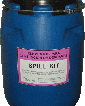 KIT Absorbente para Químicos - PIG® HAZ-MAT -  KIT-ARR 100